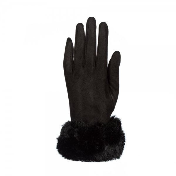 Дамски ръкавици Pifa черен цвят - Kalapod.bg